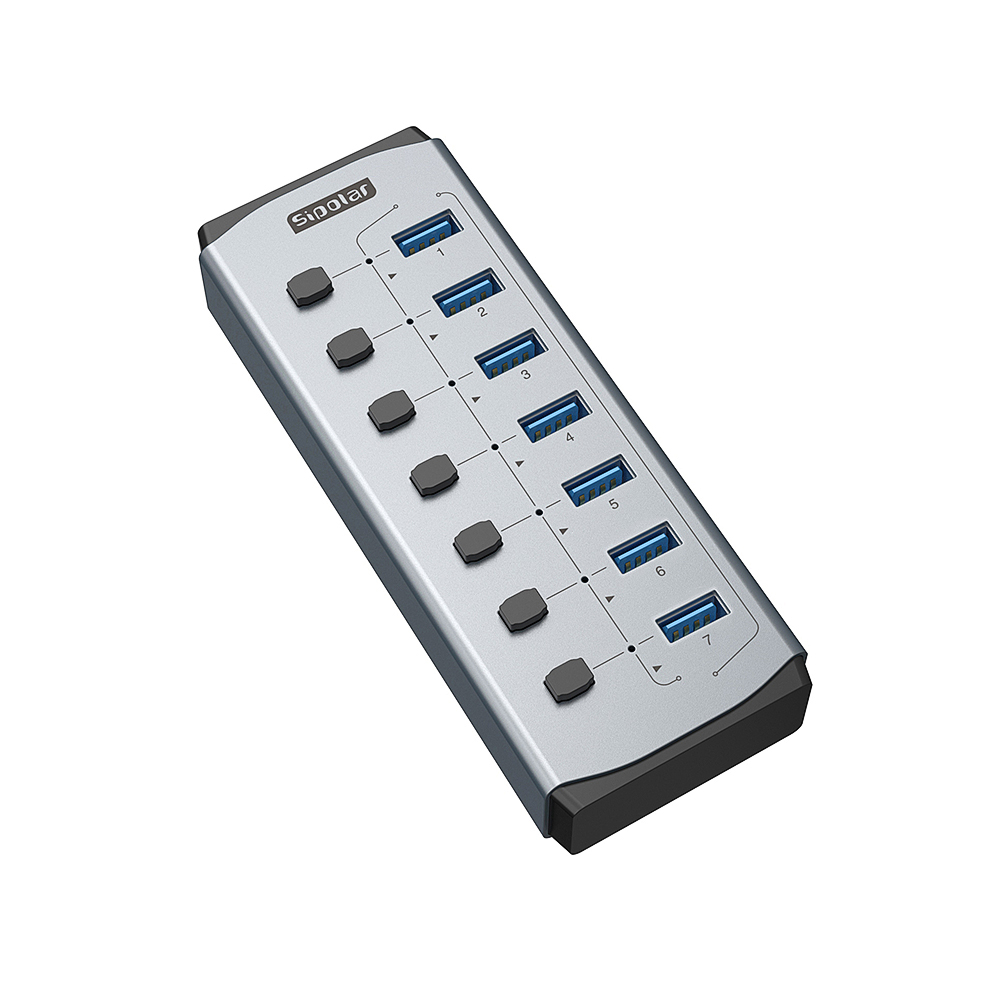 FS-801 7-Port USB-C 3.2 Hub